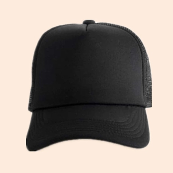 Messy hair/ponytail mesh black baseball cap - Picture 6 of 6